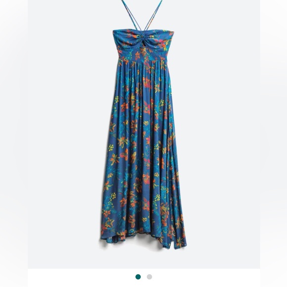 Free People Dresses & Skirts - Free People/One Step Ahead Maxi Dress- Size:Large- Color: Blue/Multi.